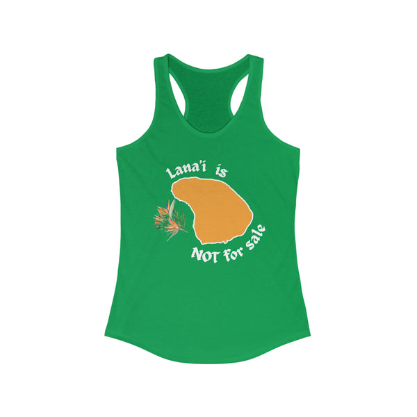Lanaʻi Not For Sale Racerback Tank