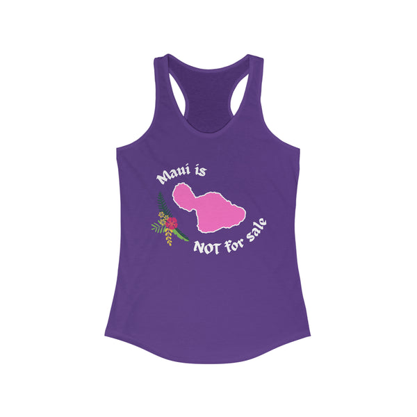 Maui Not For Sale Racerback Tank